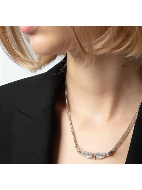 ROCK CHOKER ZADIG&VOLTAIRE | OWJW00641027 SHINY SILVER